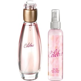 Resim Avon Celebre Kadın EDT Parfüm ve Vücut Spreyi Seti - Çiçeksi ve Meyveli Aroma, 50 ml + 100 ml Özel Hediye Paketi 
