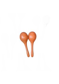 Resim Plastik Marakas Çift Turuncu 