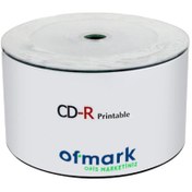 Resim Ofmark Cd-R 52X Inkjet Printable 700Mb 80Dk 50'li Spindle 