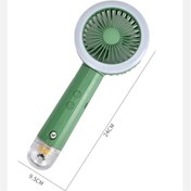 Resim 500 Mah Plastik El Fan, Şarj Edilebilir Rüzgar Gücü Öğrenci Yurtta Taşınabilir Basit Küçük Fan Için Uygun(Yurt Dışından) 