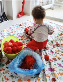 Resim Yorni 145x300cm Oyun Hamuru,oyun Köpüğü Için Sıvı Geçirmez Örtü 