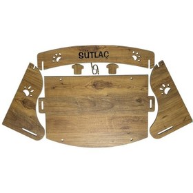 Resim Realwood Özel İsimli Çengelli Radyatör Kedi Yatağı 56 CM 