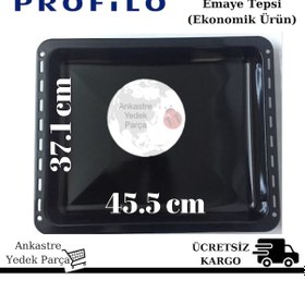Resim Profilo Uyumlu Ankastre Fırın Emaye Tepsi Ekonomik Ürün - 453446917 