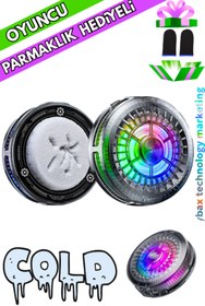Resim Maybax RGB Işıklı Telefon Soğutucu Fan Radyatörlü Magsafe Ve Aparatlı Telefon Ve Tablet Soğutucu 