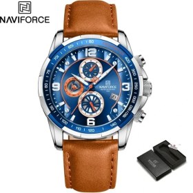 Resim Hanyang Sbeo-Box Navıforce Aydınlık Eller Erkek Saatler Üst Marka Erkek Izle Su Geçirmez Spor Kol Saati Erkekler Lüks Chronograph Kuvars Erkek Saat (Yurt Dışından) 
