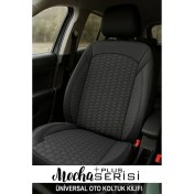 Resim Renault Laguna 3 Grand Tour Station Wagon (2007-2015) Uyumlu Moka Plas Serisi Siyah Oto Kılıfı Tam Set 