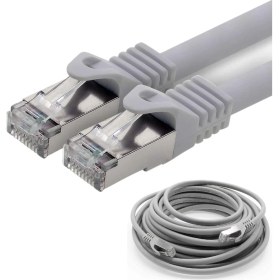 Resim IRENIS CAT7 S/FTP Ethernet (Network, LAN) Kablosu, Gri, 1 metre 