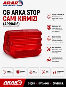 Resim Cg Arka Stop Camı Kırmızı Arr0416 