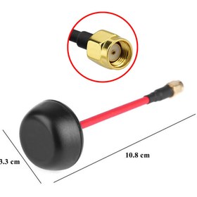 Resim Genel Markalar 5.8ghz Rpsma Erkek Anten Esnek Dairesel Polarize Omni Mantar Anten Rc Fpv Drone Multicopter 