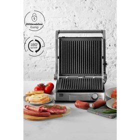 Resim Karaca Biogranit Izgara ve Tost Makinesi Inox 2000W Paslanmaz Çelik 