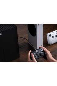 Resim 8bitdo 3-Mode Controller, Hall Effect Joysticks, Pro Back Buttons, Wired Only For Xbox Series X|s & Xbox One, Compatibility With, Windows &, Officially Licensed 