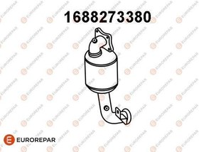 Resim EUROREPAR 1688273380 | Citroen C4 Cactus 1.2 Benzinli Egzos Katalizatörü EUROREPAR 