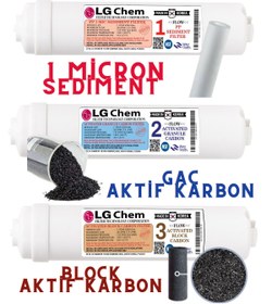 Resim LG Chem GOLD MONTAJ DAHİL 12 LİTRE 7 FİLTRE 14 AŞAMA SU ARITMA CİHAZI 