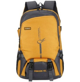 Resim Pazly 45l Su Geçirmez Dağcılık Sırt Çantası - Ergonomik Açık Hava Omuz Çantası - Kamp Ve Yürüyüş İçin Uygun Altın 