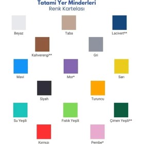Resim 13MM Kare Desen Tatami Minder Oyun Spor Puzzle Mat 