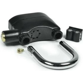 Resim Omb Store Desibel Siyah Alarmlı Çok Fonksiyonlu Ekstra Güvenlikli Kare Asma Dolap Kilidi 