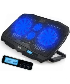Resim Leaf Shop C1 LED Ekranlı Notebook Soğutucu Siyah 