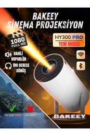 Resim Bakeey 700 Lümen 2K Led Taşınabilir Mini Projeksiyon Projektör Cihazı Ev Sineması Bluetooth Projektör 