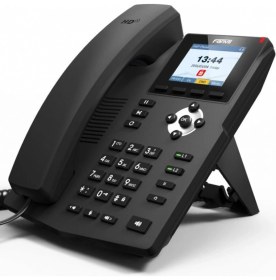 Resim Fanvil X3SP Renkli Ekran Poe Ip Masaüstü Telefon (Dikkat Normal Telefon Değildir) 