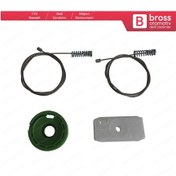 Resim Mercedes CLK55 AMG CLK320 CLK430 97-2003 İçin Arka Cam Kriko Seti 