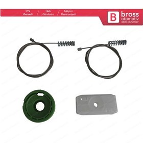 Resim Mercedes CLK55 AMG CLK320 CLK430 97-2003 İçin Arka Cam Kriko Seti 
