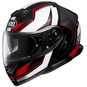 Resim Shoei Neotec 3 Grasp Tc 5 Çene Açılır Motosiklet Kaskı 67009 Siyah Beyaz Kırmızı 