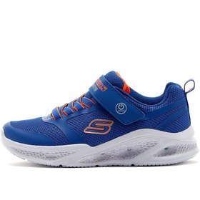 Resim METEOR-LİGHTS Mavi Erkek Çocuk Comfort Ayakkabı Skechers