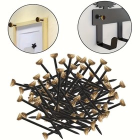 Resim 20/40/60 adet Pirinç Kapaklı Çiviler 