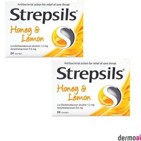 Resim Strepsils Bal ve Limon Aromalı 24 Pastil 2 Adet 