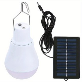 Resim Güneş Enerjili LED Ampul: Bahçe, Avlu, Sokak Lambaları, Garaj, Açık Hava, Kapalı Alan, Tavuk Kulübesi, Çadırlar, Kamp, Depolar ve Tavanlar için Enerji Tasarrufu, Ev, Barlar, Restoranlar ve Otel Dekorasyonu için Mükemmel 