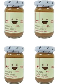 Resim 4'lü Organik Elma Püresi 100 Gr +4 Ay 