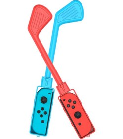 Resim Geeroyoo Nintendo Switch Joy-con Golf Kulüpleri - Gerçekçi Golf Deneyimi İçin 2'li Set 
