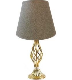 Resim Dekovien Modern Metal Gold Ayak Vizon Salon Abajur Diğer 