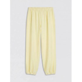 Resim LC Waikiki Lcw Kids Sarı Beli Lastikli Kız Çocuk Jogger Pantolon 