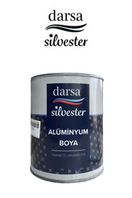 Resim DARSA Silvester Parlak Alüminyum Yaldız Boya 0,12L -0,45L -0,75L | Yüksek Isıya Dayanıklı Metal Boya 