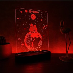 Resim PETRADESIGN Astronot-ay-uzayda Aşk Masa Lambası 