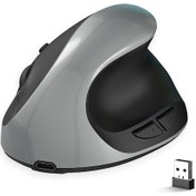Resim Mufunye "hxsj X10 Dikey Kablosuz Fare - 3 Dpı Ayarı, 600mah Şarjlı, Ergonomik" 001 