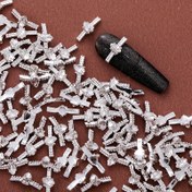 Resim 30 adet Mini Şeffaf Tırnak Şansları - Akrilik Tırnaklar ve Jel Cilası için DIY Tırnak Sanatı Süsleri, Kokusuz, Parıldayan Gümüş Taşlar ve Takı Aksesuarları, Tırnak Sanatı Malzemeleri 