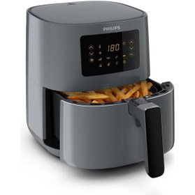 Resim Philips Uzaktan Bağlantılı Airfryer Essential Connected Airfryer Yağsız Pişiren Fritöz, 1400 W , 4.1 Litre 