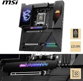 Resim MSI MB MEG X870E GODLIKE AM5 DDR5 9000MHZ(OC) USB4 7x M.2 2x DP 1x10G, 1x 5G LAN WIFI 7 RGB ATX 