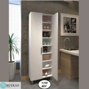 Resim Buzkan Mobilya Mdf 8 Raflı Çok Amaçlı Mutfak Banyo Ayakkabılık Dolabı 50 cm 