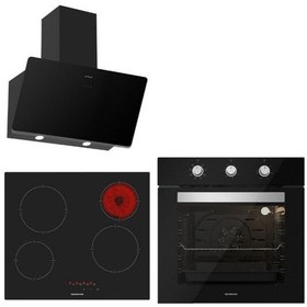 Resim Silverline VC5446B01 - BO6503B01 - 3457 SOHO Ankastre Set 