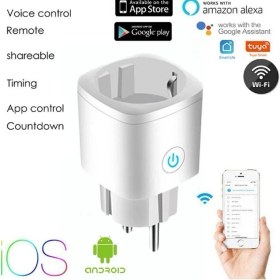 Resim Özbience Akıllı Wifi Priz, Akım Koruma, Tuya Destekli, Android ve Ios Uyumlu 