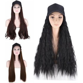 Resim Yifomall Doğal Dalgalı Şapka Saçı - Kolay Kullanımlı, Rahat Ve Sağlıklı 