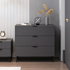 Resim Minar Kale Şifonyer Plus Antrasit/antrasit Antrasit 