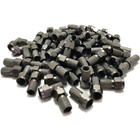 Resim Benjamin Rg6-U6 Black Contalı Siyah F Konnektör 100 Adet 