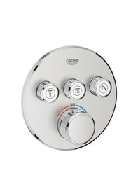 Resim Grohe Grohtherm Smartcontrol Üç Valfli Akış Kontrollü Ankastre Termostatik Duş Bataryası - 29121Dc0 