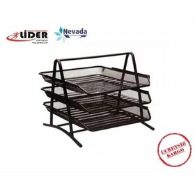 Resim METAL EVRAK RAFI HAREKETLİ 3 LÜ ÜCRETSİZ KARGO 