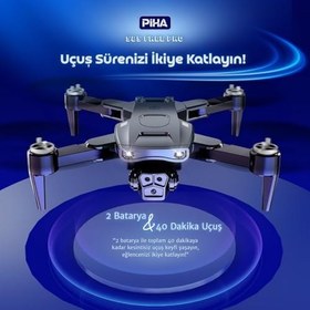 Resim S85 Free Pro – 2 Batarya, 40 Dakika Uçuş, 1080P Çift ESC Kamera, Fırçasız Motorlu Drone 