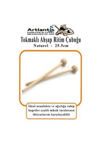 Resim Tokmaklı Ahşap Ritim Çubuğu 6 Adet 3 Çift Okul Öncesi Eğitici Anaokulu Ritim Tokmağı Çubukları Çocuk Etkinlik Perkusyon Müzik Aleti 